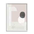 thumbnail image 4 of Stupell Industries Simple Abstract Boho Shapes Beige Pink Circles Framed Wall Art, 16 x 20, Design by Leah Straatsma, 4 of 5