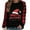 01 Red1, variant on Weiqiqre Women Fall Clothes Christmas Shirt Women Gnomes Plaid Splicing Raglan T-Shirt Xmas Holiday Casual Long Sleeve Tee