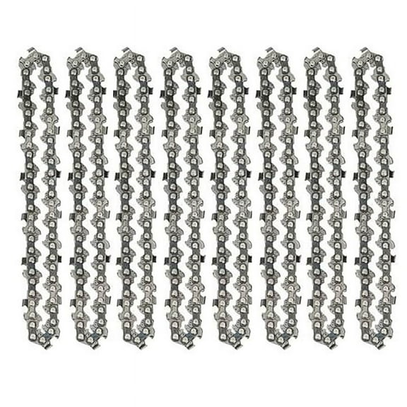 8 Pcs 4 Inch Mini Steel Chainsaw Chain Electric Pruning Saw Tool