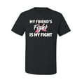 thumbnail image 2 of Wild Bobby My Friend's Fight Is My Fight | Breast Cancer Pink Ribbon Fight Family Support Breast Cancer Awareness Men Tee, 2 of 6