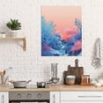 thumbnail image 4 of Summer Marine Coral Gradient Blue (2) Canvas Frameless Painting Wall Art Painting Suitable For Dormitory Bedroom Living Room Toilet Decoration, 4 of 6