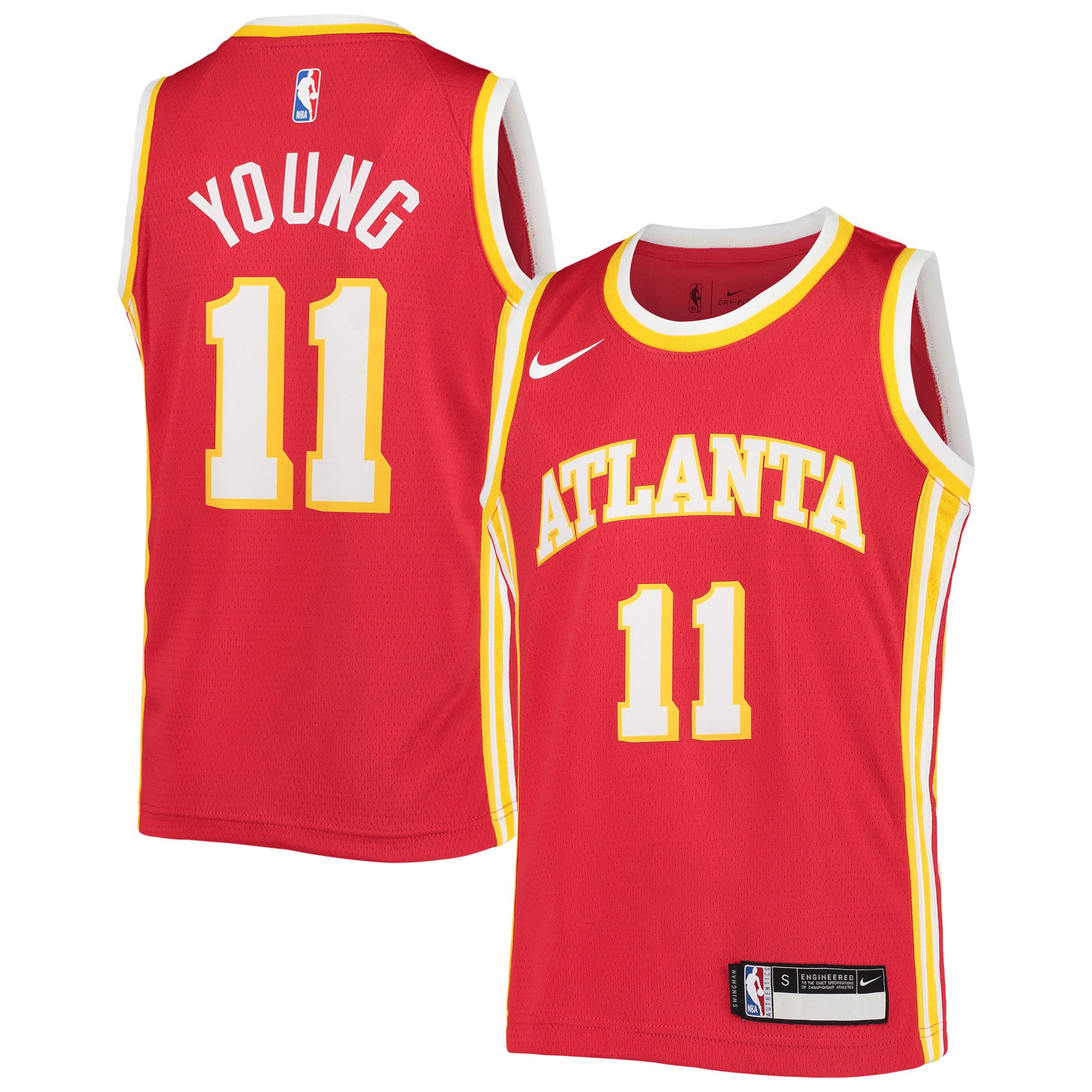 New Young 11 Atlanta Hawks Kids Jersey Swingman Icon Edition Jersey 