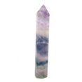 thumbnail image 4 of Pilar de cristal de fluorita colorido de una sola punta, cristal de meditación curativo, cuarzo ZZ0144, 4 of 5