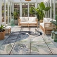 thumbnail image 3 of Grey Heron Area Rugs 3x5ft Green Leafy Branches Wooden Grain Rustic Farmhouse Floor Rug&nbsp;Non Slip Low Pile Ultra Soft Throw Carpet for Entryway Indoor Entrance Kitchen Bathroom, 3 of 9