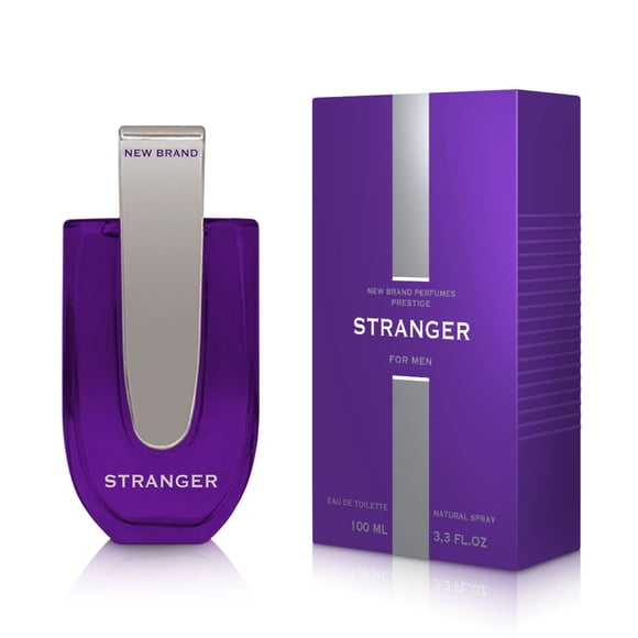 Perfume New Brand Stranger Men EDT en aerosol, 100 ml, 3.3 onzas