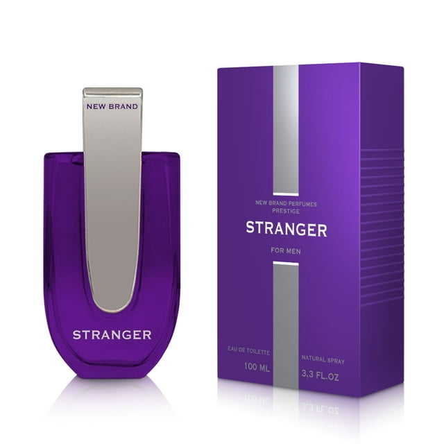 Perfume New Brand Stranger Men EDT en aerosol, 100 ml, 3.3 onzas
