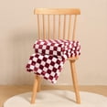 thumbnail image 2 of Checkered Flannel Fleece Throw Blanket Soft Cozy Checkerboard Grid Print Chessboard Gingham Pattern Blankets for Bed Couch Sofa, 50"x60", Burgundy, 2 of 6