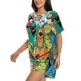 thumbnail image 2 of Lsque Scooby-Doo Women's Short-Sleeved Pajama Set - 2 Piece Soft and Lightweight Sleepwear Set-Medium, 2 of 9