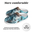 thumbnail image 6 of Picia Stylish Dog in Denim Outfit for Women's Lamb-hug Comfy Fleece House Slippers Memory Foam, Slip-on House Shoes Indoor Outdoor-42/43, 6 of 7