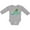 AC-Heather Grey, variant on Inktastic St Lucia Vacation Cruise Trip Boys or Girls Long Sleeve Baby Bodysuit