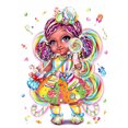 thumbnail image 1 of 5D bricolaje taladro completo forma redonda chica rhinestone diamante dibujo decoración del hogar Likrtyny Arte deco, 1 of 9