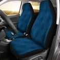 thumbnail image 1 of RYLABLUE Set of 2 Car Seat Covers Pattern Blue Canvas Turquoise Woven Table Grainy Abstract Universal Auto Front Seats Protector Fits for Car,SUV Sedan,Truck, 1 of 5