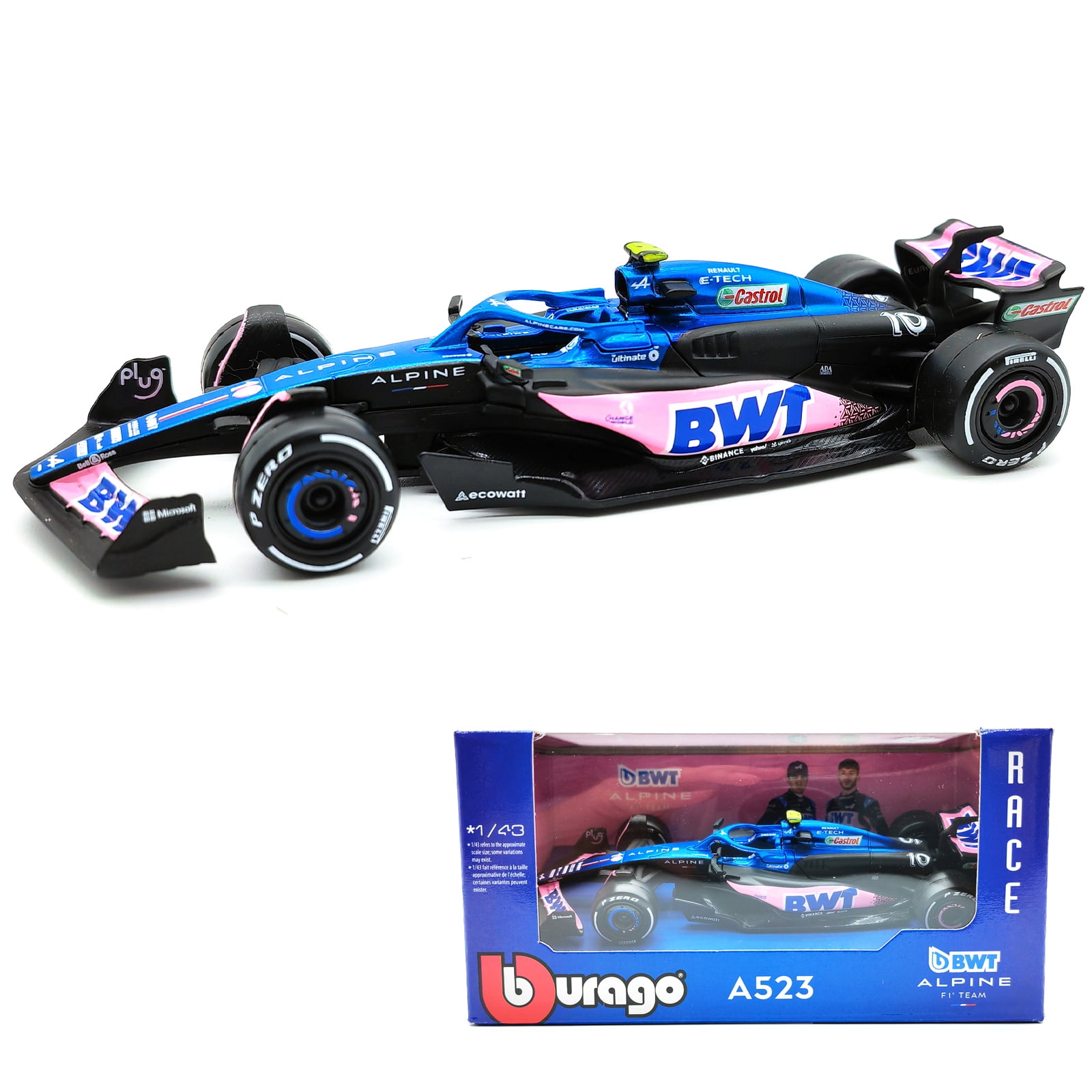 New Product Bburago 1:43 F1 Aston Martin Aramco F1 Team AMR23 2023