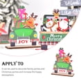 thumbnail image 2 of Injueey Rebanadas de Navidad con soporte Navidad Papá Noel Decoración de de coche Impresión colorida Montaje Adornos Bar Hotel Fiesta Kits de decoración para fiestas tipo 4 Injueey HA069474-04, 2 of 5