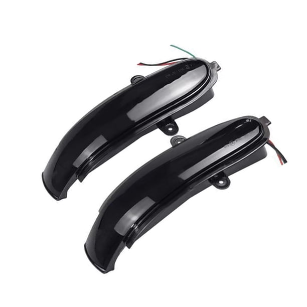 Riwesomey 1 par de intermitentes con indicador dinámico, piezas de repuesto para automóviles, accesorios para exteriores, luz de espejo lateral Automoción decorativa y accesorios Luz amarilla