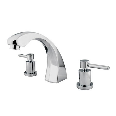- Kingston Brass Concord Two Handle Roman Tub Faucet