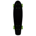 thumbnail image 2 of Kryptonics Original Torpedo Complete Skateboard (22.5" x 6"), Black n Green, 2 of 7