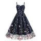 thumbnail image 1 of Vestidos de fiesta Bouanq para mujer, vestidos de regreso a casa, mangas abullonadas, bordado de flores, tul, vestidos formales para boda, fiesta, graduación, 1 of 2