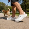 thumbnail image 7 of YHOON Unisex Garden Clogs Sandals Non-Slip Clogs Slippers Sandals for Women and Men Lightweight Comfort Water Shoes White Size 17 Women/16 Men, 7 of 7