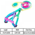 thumbnail image 2 of PENGXIANG Adjustable Colorful Cat Dog Harness and Leash Set Puppy Harnesses Lead Set, 2 of 8
