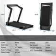 thumbnail image 2 of Gymax 4 HP Folding Treadmill Electric Walking Running Machine w/ Fatigue Button, 2 of 8