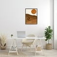 thumbnail image 2 of Stupell Indtries Desert Cact Rolling Hills Bold Orange Sun Landscape,24 x 30,Design by Birch&Ink, 2 of 7