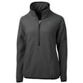 thumbnail image 2 of Women's Cutter & Buck Charcoal Indianapolis Colts  Cascade Eco Sherpa Fleece Half-Zip Jacket, 2 of 3