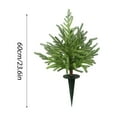 thumbnail image 2 of Minibee 2FT Topiary Cedar Shrubs – 2PCS Realistic Green Fake Bushes, Durable UV Protected Artificial Shrubs for Outdoors Porch, 2 of 10