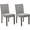 Gray, variant on TacleeKii Dining Chairs Set of 2, Linen Kitchen Side Chairs with Wooden Legs, for Dining Room Restaurant, Dark Gray