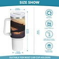 thumbnail image 3 of 40 Oz Car Handle Water Bottle Water Cup Water Bottle Water Jug Coffee Cup Travel Water Bottle Warrior Dragon, 3 of 8