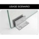 thumbnail image 3 of 2pcs F-type Glass Sliding Door H Automatic Door Swing Stop Sliding Door U-sd Sequencer, 3 of 4