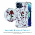 thumbnail image 5 of Marble Flower Case for iPhone 12 Pro,Aesthetic Art Design Pattern Soft TPU Bumper Case Cover, 5 of 5