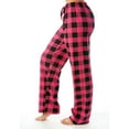thumbnail image 2 of Wiicoznt Pajama Pants for Women Checkered Print Elastic Waist Pajama Bottoms Casual Comfy Loose Sleepwear Plus Size Full Length Pants with Pockets, 2 of 5