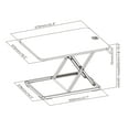 thumbnail image 3 of Uplite Convertisseur de Bureau Assis-Debout / Poste de Travail Ergonomique à Hauteur Réglable, Rehausse Simple pour Ordinateur Portable et Moniteur, 3 of 5