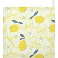 thumbnail image 2 of Baby Gauze Towels for Kids Soft Handkerchief Newborn 100% Cotton Bright Lemon Leaves Triangles Absorbent 12x12 Inch 3 Pack, 2 of 7