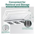 thumbnail image 6 of 6.2 Cu.ft Chest Freezer, Deep Freezer with 3 Removable Baskets, Top Open Door Energy Saving for Garage/Kitchen/Basement, White, 6 of 8
