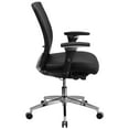 thumbnail image 6 of BizChair 24/7 Intensive Use 300 lb. Rated Mid-Back Black LeatherSoft Multifunction Ergonomic Office Chair with Seat Slider and Adjustable Lumbar, 6 of 10
