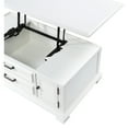 thumbnail image 4 of White Coffee Table - Lift Top For Daily Use Enhanced Convenience, 4 of 4