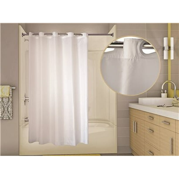 Liner For Duet Shower Curtain, Champagne Shower Curtain Rod