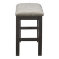 thumbnail image 3 of Lexicon Banc de Comptoir en Bois Style Ferme Finition Grise, 3 of 6