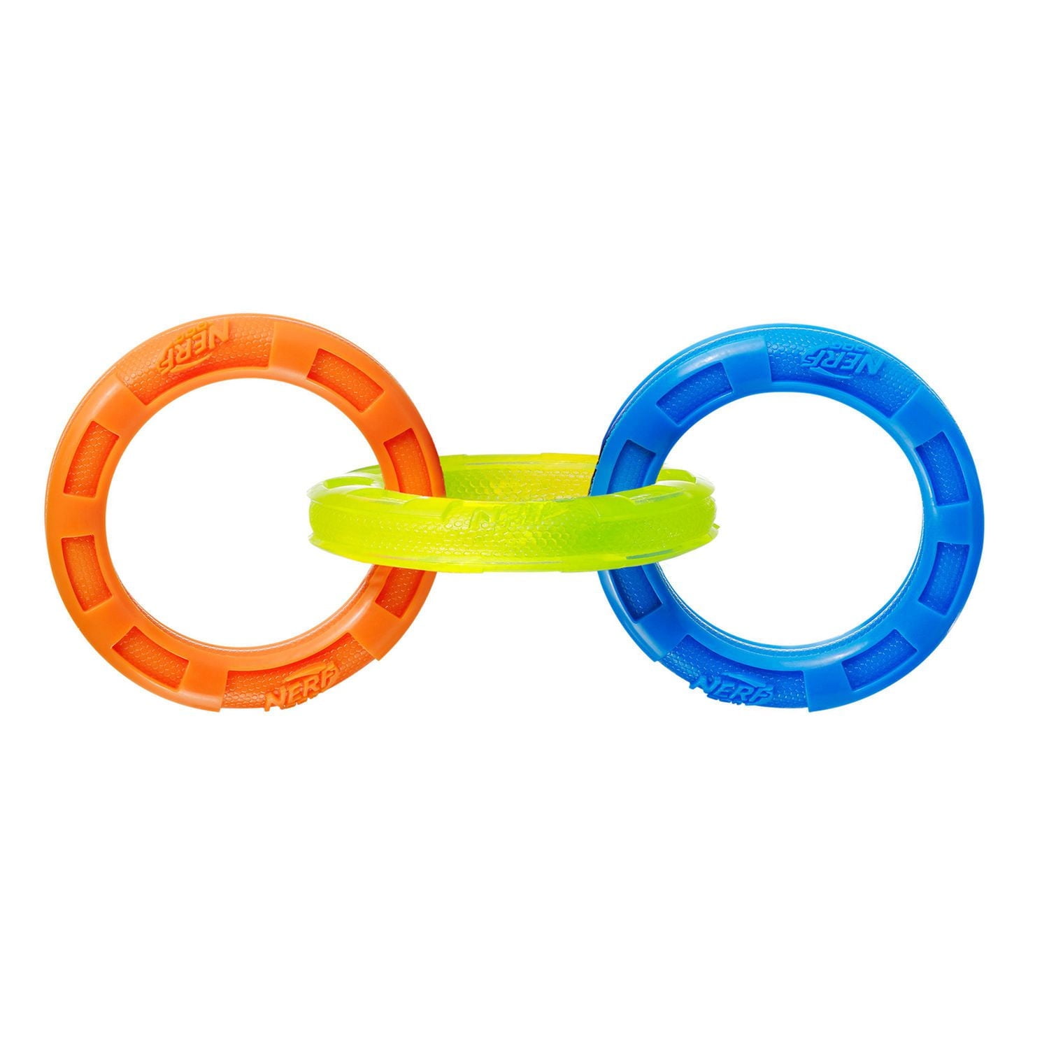 Nerf Dog TPR 3 Ring Tug Dog Toy