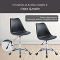 thumbnail image 4 of Silla de Oficina Elly Decor Cherry Negra Giratoria con Ruedas Ajustable 360°, 4 of 6