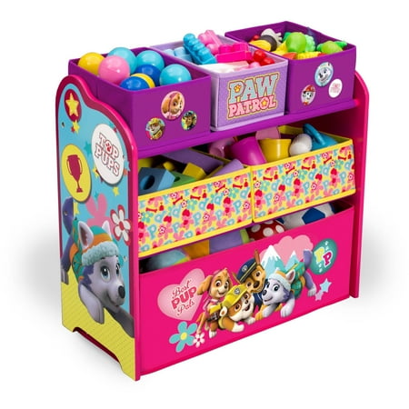 UPC 080213055943 product image for Nick Jr. PAW Patrol Skye and Everest Multi-Bin Toy Organizer | upcitemdb.com