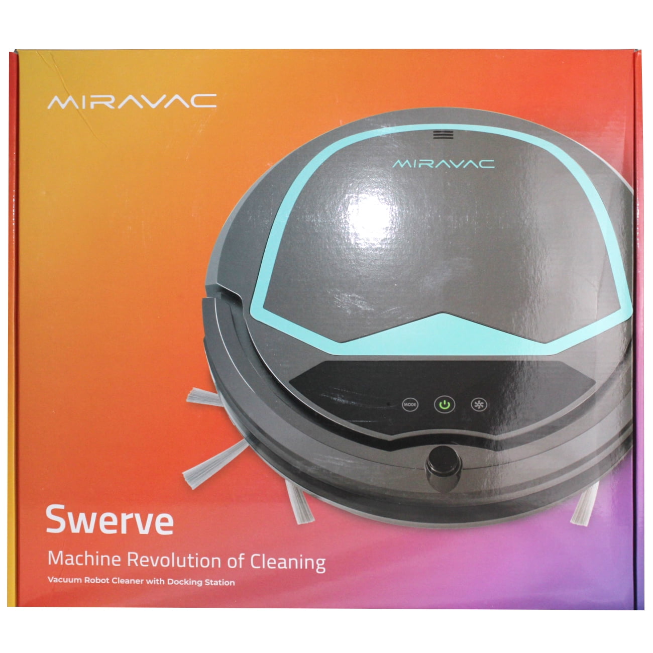 Miravac Swerve Robot Cleaner with Docking Station Black - Walmart.com
