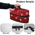 thumbnail image 5 of HELLHERO Garment Steamer Case Protective Portable Garment Steamer Case Snowflake Pattern Design St.Patrick's Day, Bag Only, 5 of 6