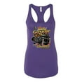 thumbnail image 2 of Wild Bobby, 1990 Vintage Garage Customs Hot Rod Classic Car Cars and Trucks Ladies Racerback Tank Top, Purple Rush, X-Large, 2 of 3