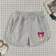 thumbnail image 2 of Odeerbi 3-9 Años Niñas Verano Algodón Dopaina Pantalones Cortos Impresión Linda Entrenamiento Deportivo Pantalones Cortos Cintura Elástica Pantalones Cortos Casuales, 2 of 6