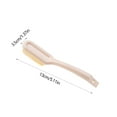 thumbnail image 2 of Hibiscsu Household Laundry Brush Shoe Brush, Plastic Sturdy Handle & Soft Bristle Cleaning Brush, Professional Scrub Brush for Cleaning Fabrics Clothes Floors Bathrooms, 2 of 6