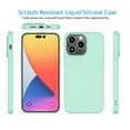 thumbnail image 2 of Njjex Liquid Silicone Case for iPhone 14 ,14 Pro ,iPhone 14 Plus ,iPhone 14 Pro Max , Full Body Protective Cover, Shockproof, Slim Phone Case, Anti-Scratch Soft Microfiber Lining,(Cyan), 2 of 8
