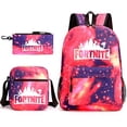thumbnail image 1 of Boys And Girls Multi-functional Bag, Wear-resistant Burden Reduction, Three-piece Set, Suitable For School, Outdoor-week, 1 of 5